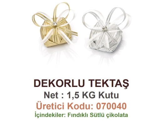 Mld Dekorlu Tektaş 1,5 kg