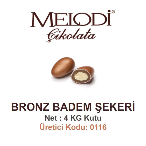 Mld Bronz Badem Şekeri 4 kg