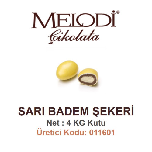 Mld Sarı Badem Şekeri 4 kg