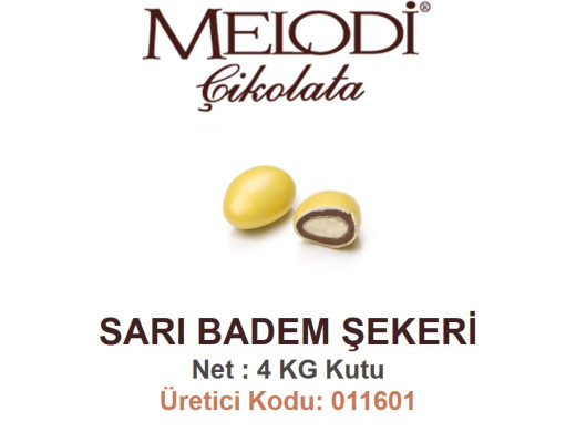Mld Sarı Badem Şekeri 4 kg