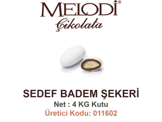 Mld Beyaz Badem Şekeri 4 kg