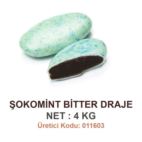 Mld Şokomint Bitter Draje 4 kg