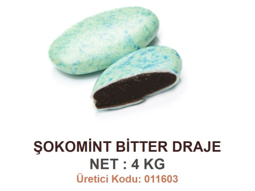 Mld Şokomint Bitter Draje 4 kg