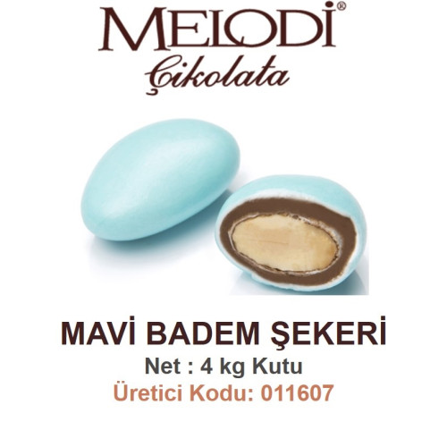 Mld Mavi Badem Şekeri 4 kg