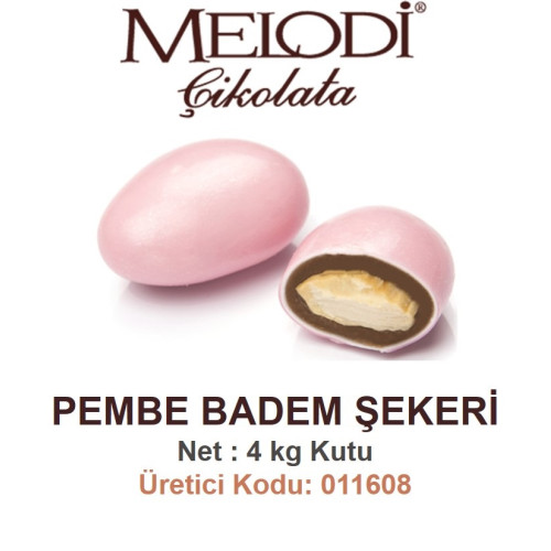 Mld Pembe Badem Şekeri 4 kg