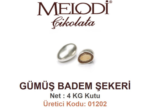 Mld Gümüş Badem Şekeri 4 kg