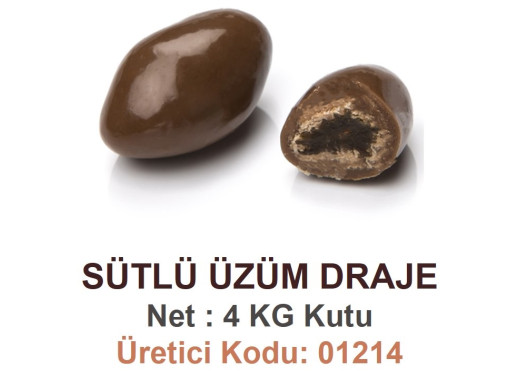 Mld Sütlü Üzüm Draje 4 kg