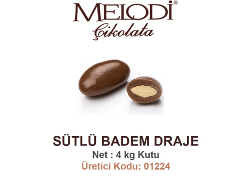Mld Sütlü Badem Draje 4 kg