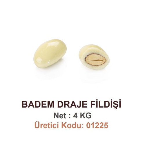 Mld Badem Draje Fildişi 4 kg