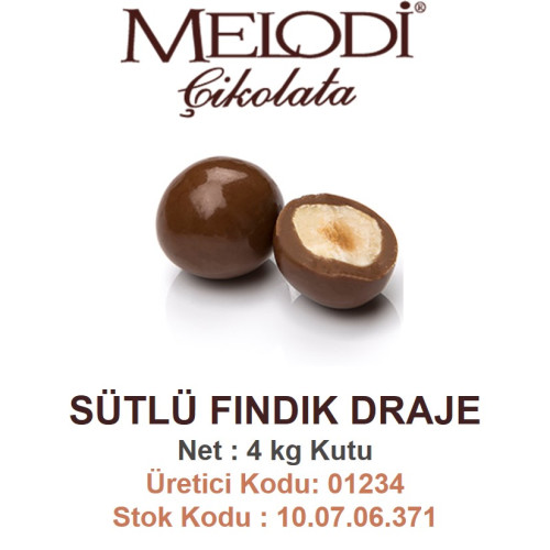 Mld Sütlü Fındık Draje 4 kg