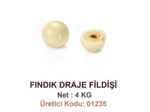 Mld Fındık Draje Fildişi 4 kg
