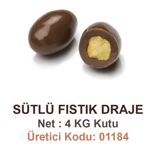 Mld Sütlü Antep Fıstık Draje 4 kg