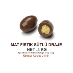 Mld Mat Fıstık Sütlü Draje 4 kg