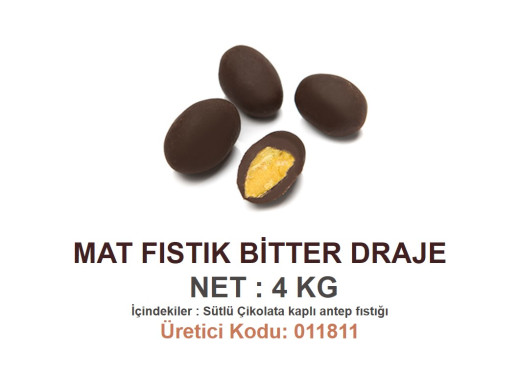 Mld Mat Fıstık Bitter Draje 4 kg