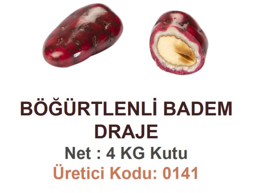 Mld Böğürtlenli Badem Draje 4 kg