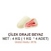 Mld Çilek Draje Beyaz 4 kg