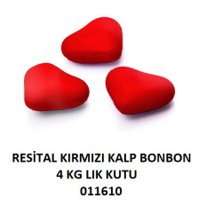 Mld Kırmızı Kalp Bonbon 4 kg