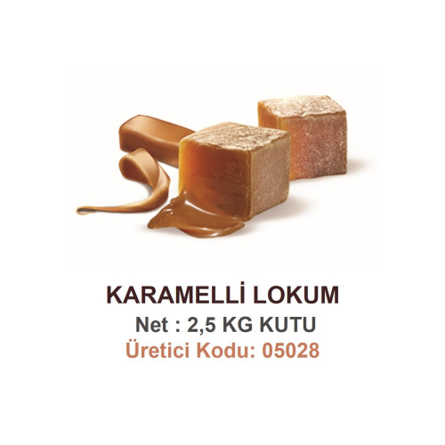 Mld Karamelli Lokum 2,5 kg