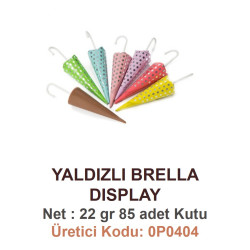 Mld Yaldızlı Brella Dısplay 85 Adet/ 22 gr