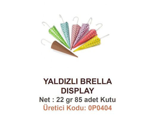 Mld Yaldızlı Brella Dısplay 85 Adet/ 22 gr