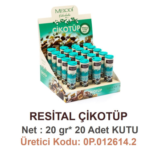 Mld Resital Çikotüp 20 gr / 20 Adet