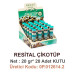 Mld Resital Çikotüp 20 gr / 20 Adet