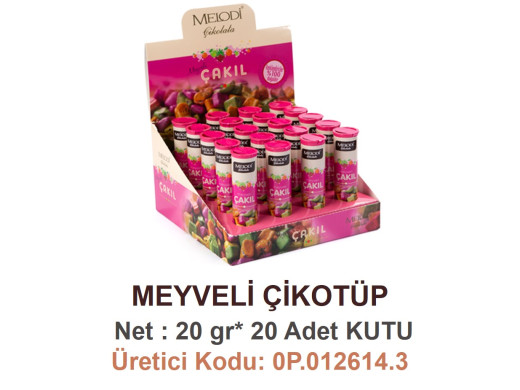 Mld Meyveli Çikotüp 20 gr / 20 Adet