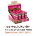 Mld Meyveli Çikotüp 20 gr / 20 Adet