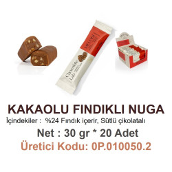 Mld Kakaolu Fındıklı Nuga 30 gr 20 Adet