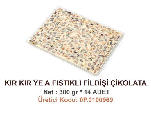 Mld-Kır Kır Ye Fıstıklı Fildiş Çik. 300 gr 14