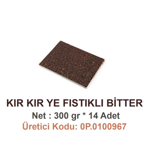 Mld-Kır Kır Ye Fıstıklı Bitter Çik. 300 gr 14