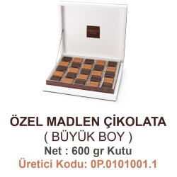 Mld Özel Madlen Çikolata Büyük Boy 600 gr