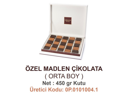 Mld Özel Madlen Çikolata Orta Boy 450 gr
