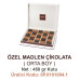 Mld Özel Madlen Çikolata Orta Boy 450 gr