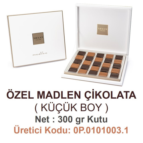 Mld Özel Madlen Çikolata Küçük Boy 300 gr