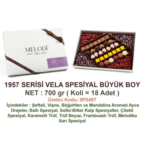 Mld-1957 Serisi Vela Spesiyal Büyük Boy 750 gr