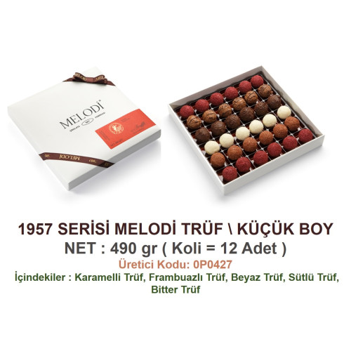 Mld-1957 Serisi Melodi Trüf  Küçük Boy 490 gr