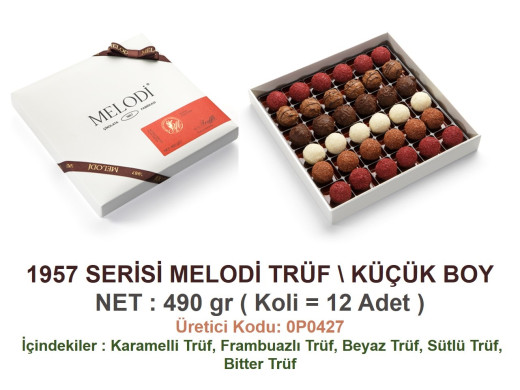 Mld-1957 Serisi Melodi Trüf  Küçük Boy 490 gr