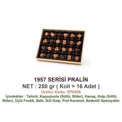 Mld 1957 Serisi Pralin 250 gr