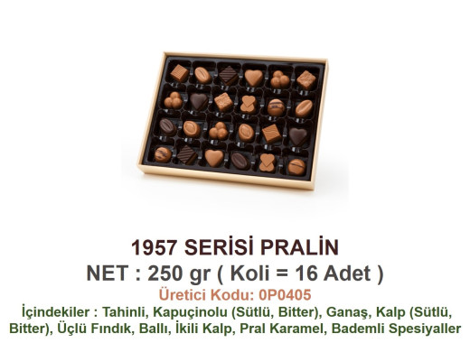 Mld 1957 Serisi Pralin 250 gr