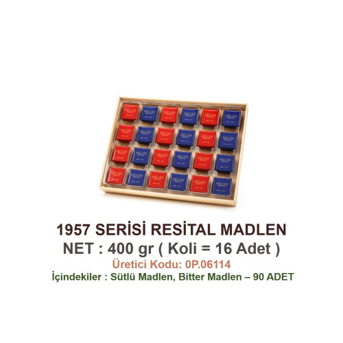 Mld 1957 Serisi Resital Madlen 400 gr