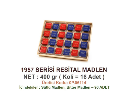 Mld 1957 Serisi Resital Madlen 400 gr