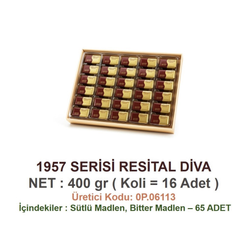 Mld 1957 Serisi Resital Diva 400 gr