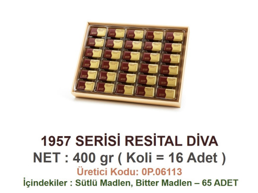 Mld 1957 Serisi Resital Diva 400 gr
