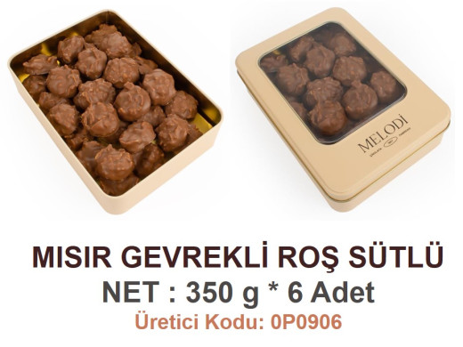 Mld Mısır Gevrekli Roş Sütlü 200 g 8 Adet