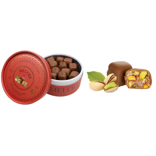 Mld Sütlü Çik. Fıstık Lokum 250 gr 8 Adet