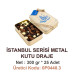 İstanbul Serisi Metal Kutu Draje 300 gr 24 Ad