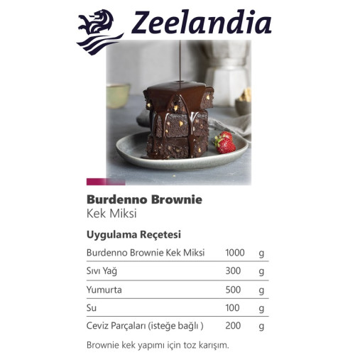 Zee Burdenno Brownı Kek Miksi 10 kg