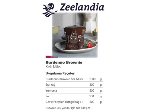 ZEE- BURDENNO BROWNI KEK MİKSİ [ 10 KG ]