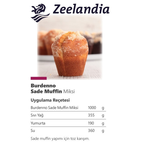 Zee Burdenno Muffin Kek Miksi 10 kg